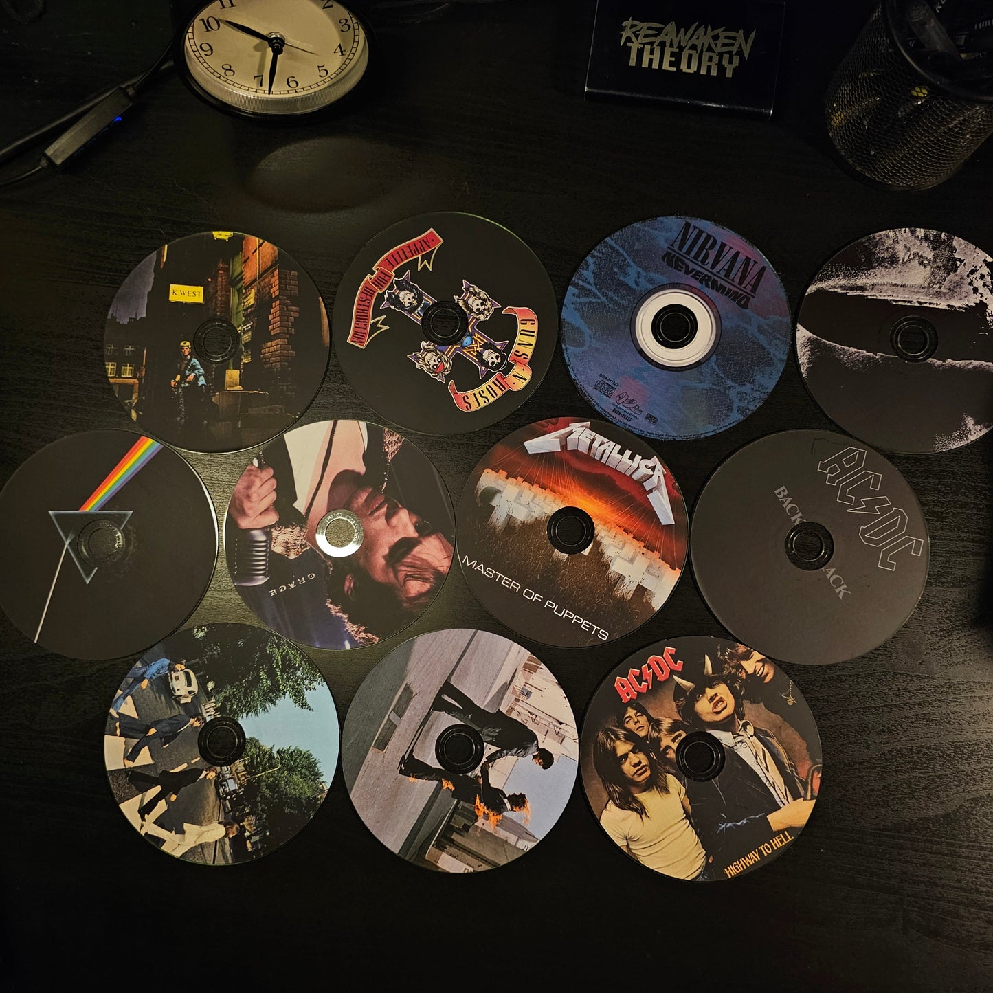 MUSIC CD DECOR SET - ROCK