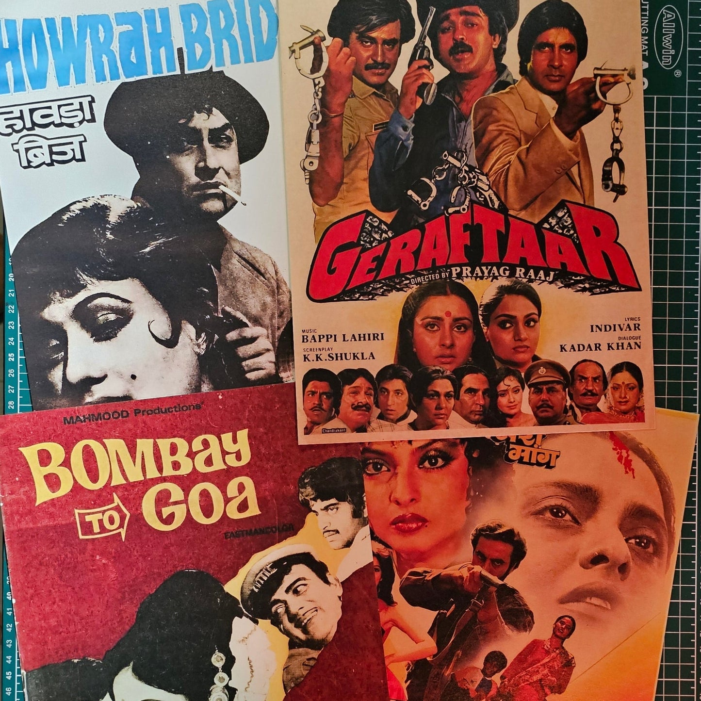 VINTAGE BOLLYWOOD - WALL COLLAGE POSTERS