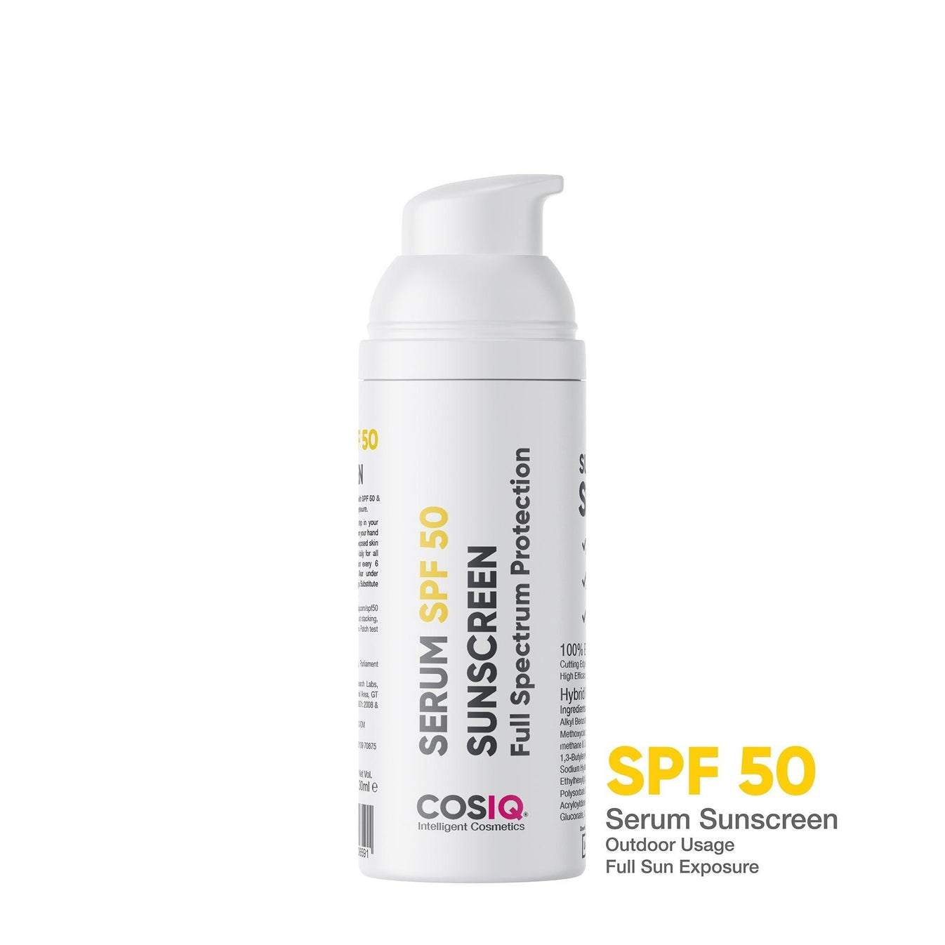 CosIQ SPF 50 Sunscreen Serum, 30ml