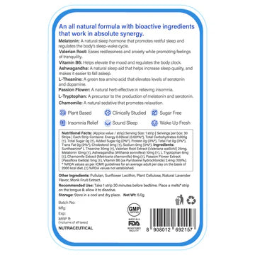 Restful Sleep Melts (10mg) | Wellbeing Nutrition